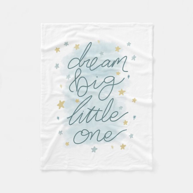 Couverture Polaire Dream Big Little One Pastel Stars (Devant)