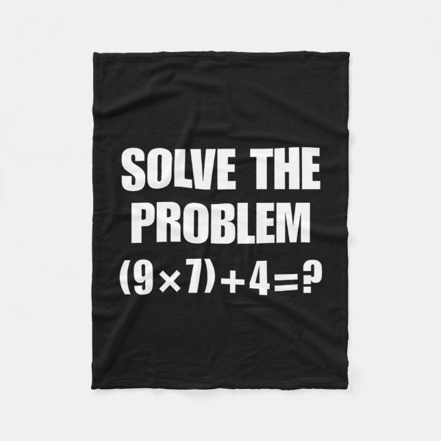 Couverture Polaire Drôle 67 Meme Pemdas Professeur de Mathématiques É (Devant)