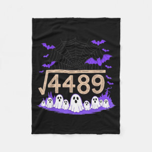 Couverture Polaire Drôle 67 Mème Prof de maths 6 7 Halloween Carré Ro