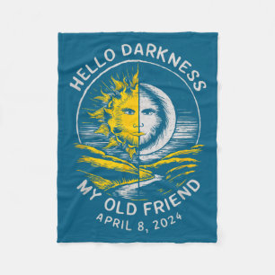 Couverture Polaire Drôle Bonjour Obscurité Vieil Ami Solaire
