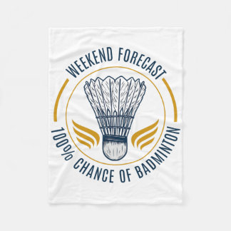 Couverture Polaire Drôle Chemise Badminton Hommes Femmes Joueur de Ba