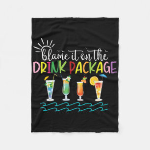 Couverture Polaire Drôle Croisière Été 2024 La Blâmer Sur Le Drink Pa