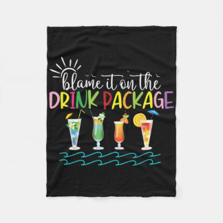 Couverture Polaire Drôle Croisière Été 2024 La Blâmer Sur Le Drink Pa
