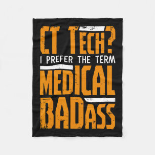 Couverture Polaire Drôle Ct Tech Radiologie Ct Ct Scan - Médicale Mau