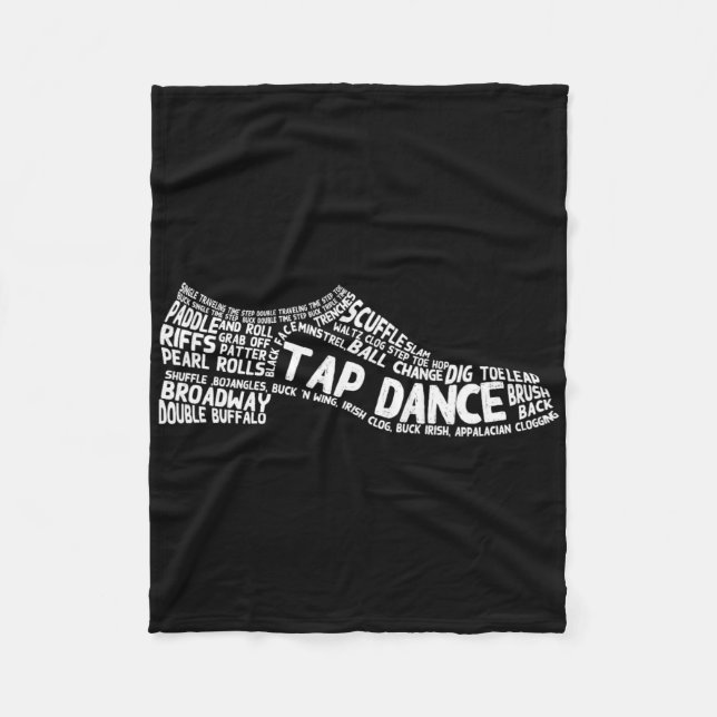 Couverture Polaire Drôle Danser Cadeau Chaussure Danser Mignonne Dans (Devant)