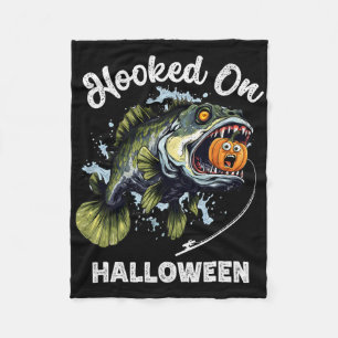 Couverture Polaire Drôle d'Halloween Pêche Garçons Hommes Zombie B Po