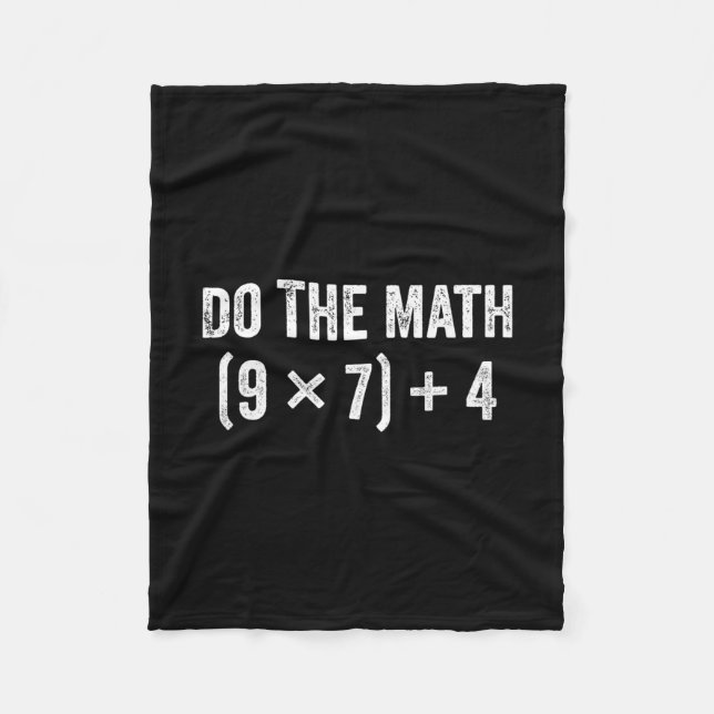 Couverture Polaire Drôle Do The Math 67 Meme  (Devant)
