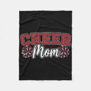 Couverture Polaire Drôle Fort Fier Applaudir Maman Maman Cheerleading