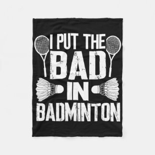 Couverture Polaire Drôle, J'Ai Mis Le Mauvais - Badminton