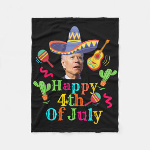 Couverture Polaire Drôle Joe Biden Heureux 4 juillet Surprise Cinco D