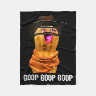 Couverture Polaire Drôle Le Bungulator de Goop de Cacahuète Brûlée
