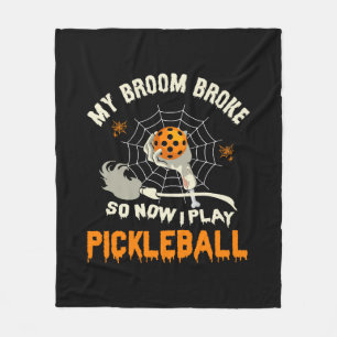 Couverture Polaire Drôle Mon Broom A Cassé Donc Maintenant Je Joue Au