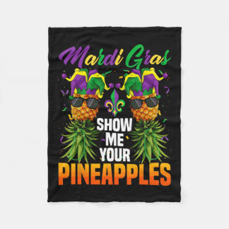 Couverture Polaire Drôle Montrez-Moi Vos Ananas Casquette Jester