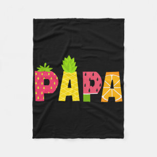 Couverture Polaire Drôle Papa Fruitaire Amoureux Summer Men Fruit Sli
