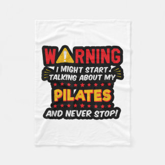 Couverture Polaire Drôle Pilates Joke Instructor Graphic