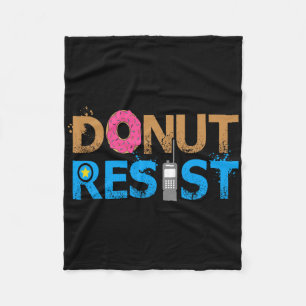 Couverture Polaire Drôle policier Cadeaux Drôle Agent de police Donut