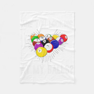 Couverture Polaire Drôle Sarcastique Pool Billard Slogan Regardant M