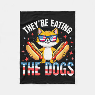 Couverture Polaire Drôle Trump Ils Mange Les Chiens Les Chats Les