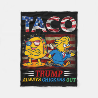 Couverture Polaire Drôle Trump Taco Trump abandonne toujours 6