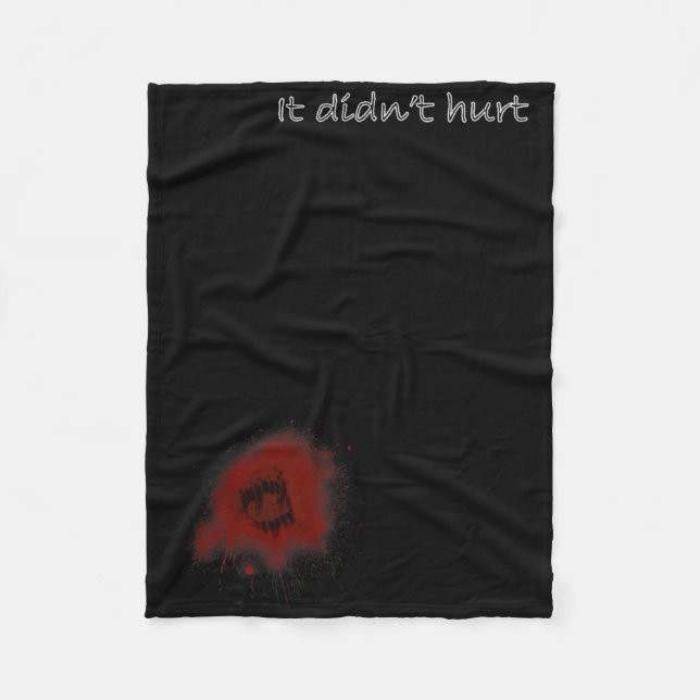 Couverture Polaire Drôle Zombie Bite Halloween Bitten Blessures Homme (Devant)