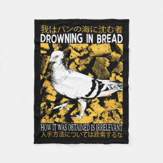 Couverture Polaire Drowning in Bread Pigeon