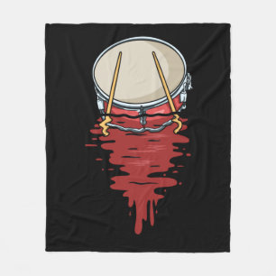 Couverture Polaire Drummer Cadeaux Hommes Drumming Cadeaux Percussion