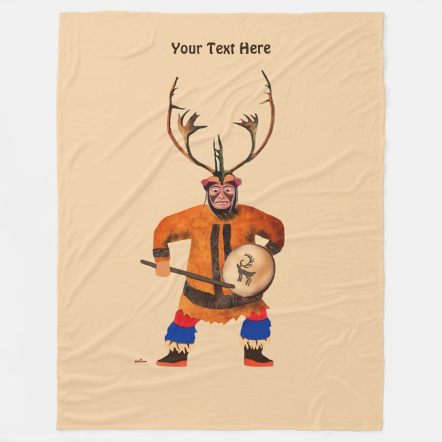 Couverture Polaire Drumming Shaman (Devant)