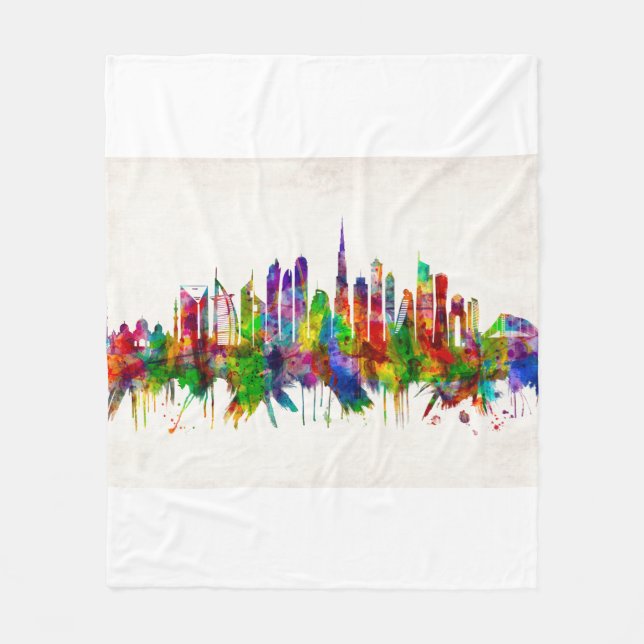 Couverture Polaire Dubaï United Arab Emirat Skyline (Devant)
