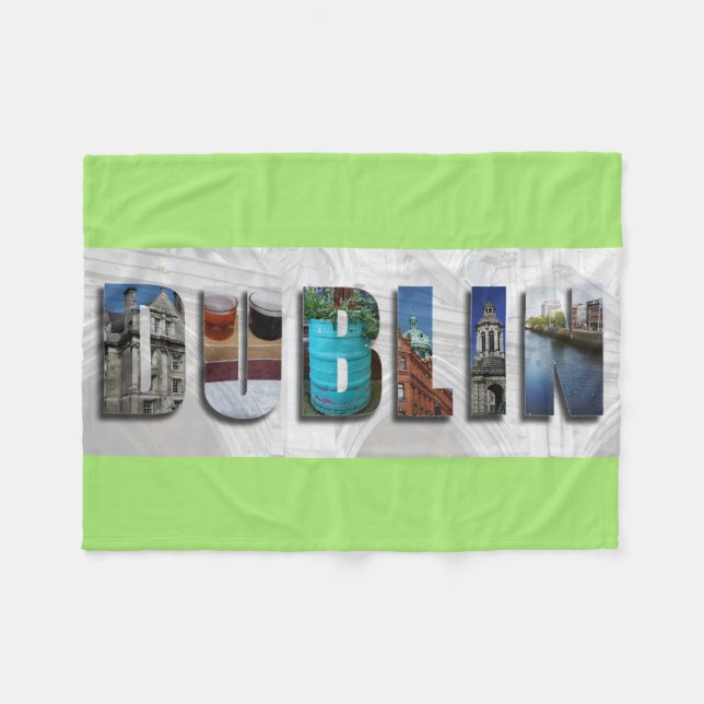 Couverture Polaire Dublin Irlande (Devant (Horizontal))