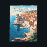 Couverture Polaire Dubrovnik Croatie Travel Art Vintage<br><div class="desc">Dubrovnik Croatie design de voyage rétro. Elle est connue pour sa Vieille Ville,  entourée de massifs murs en pierre datant du XVIe siècle.</div>