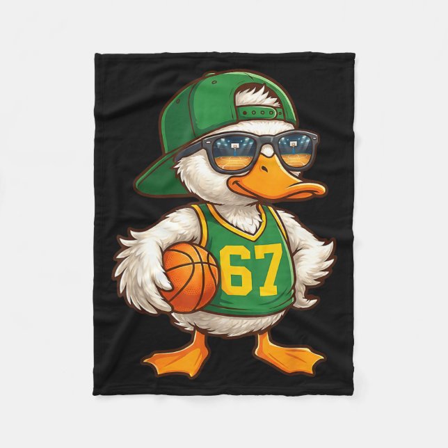 Couverture Polaire Duck Basketball 67 Gen Alpha Slang Srts Men Boys K (Devant)