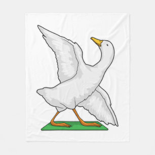 Couverture Polaire Duck Yoga Méditation Fitness