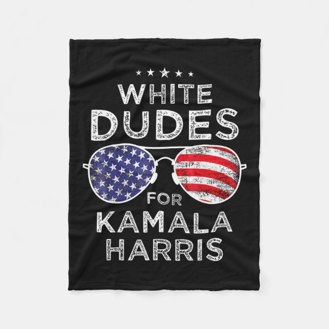 Couverture Polaire Dudes De Kamala Harris Sungles Retro (Devant)