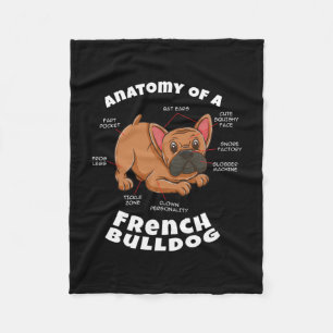 Couverture Polaire D'un bouledogue français