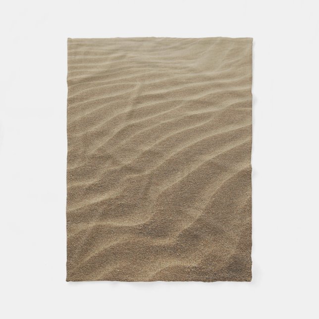 Couverture Polaire Dunes de sable le matin (Devant)