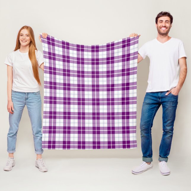 Couverture Polaire Dunlop Carreaux Veston (En situation)