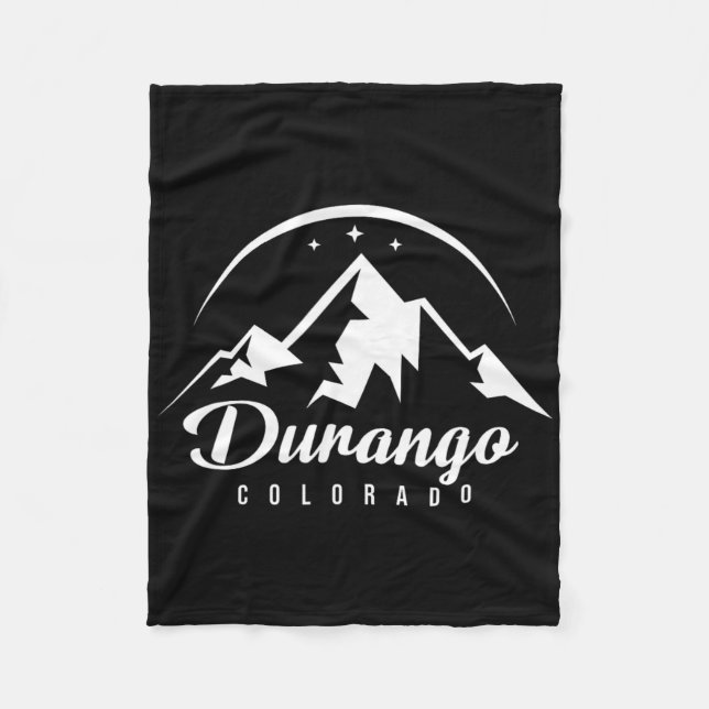 Couverture Polaire Durango Colorado Station de ski Ski Snowboard (Devant)
