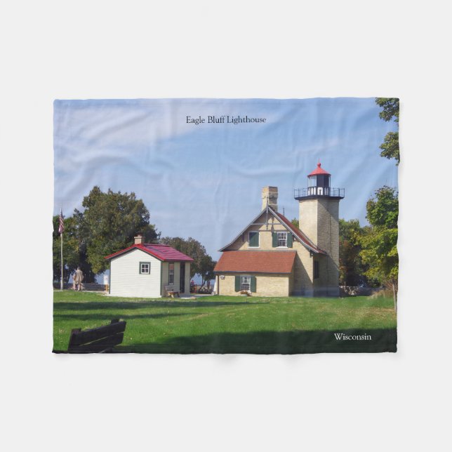 Couverture Polaire Eagle Bluff Lighthouse fleece blanket (Devant (Horizontal))