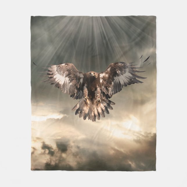 Couverture Polaire Eagle d'or (Devant)