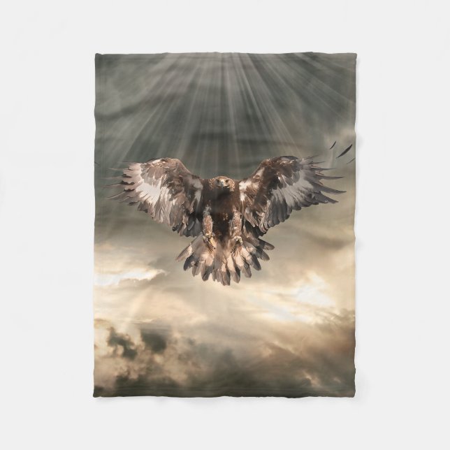 Couverture Polaire Eagle d'or (Devant)