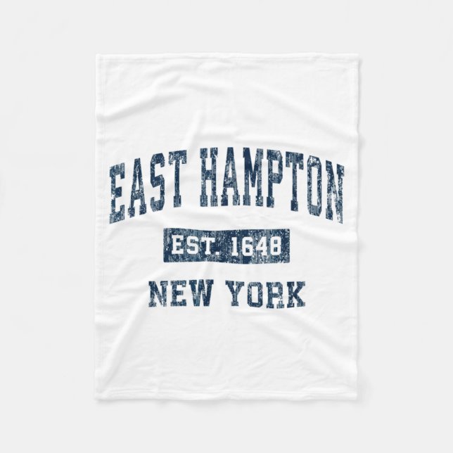 Couverture Polaire East Hampton New York Ny Conception Nav Srts Vinta (Devant)