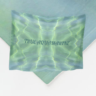 Couverture Polaire Eau aquatique tropicale personnalisée