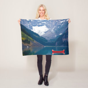 Couverture Polaire Eau   Lake Louise Montagnes Rocheuses canadiennes