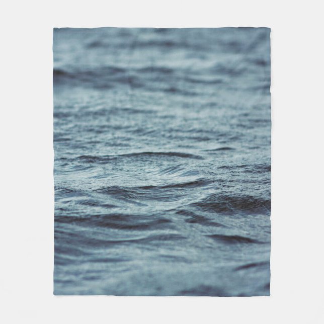 Couverture Polaire Eau liquide texture de la surface de l'eau (Devant)
