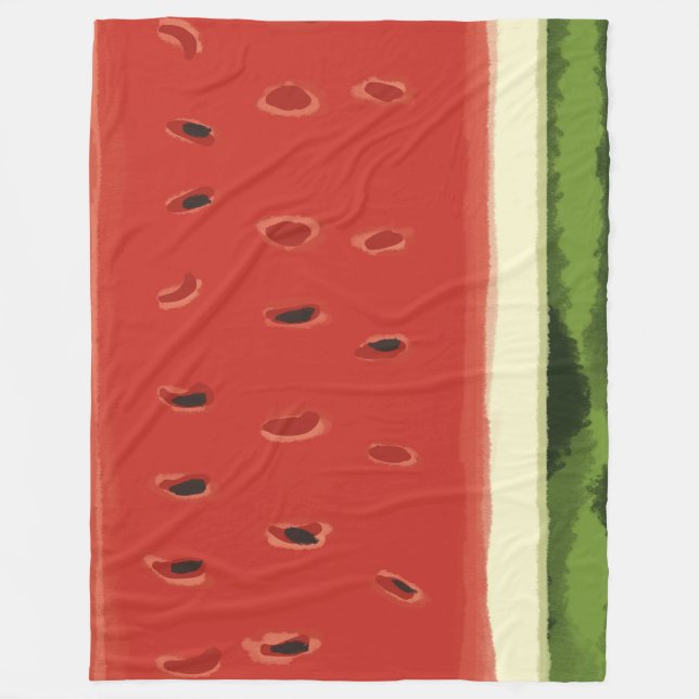 Couverture Polaire Eau rouge vif Watermelon polaire (Devant)
