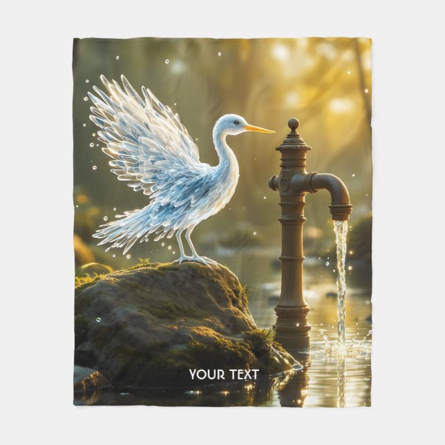 Couverture Polaire Eau translucide Imaginaire (Devant)