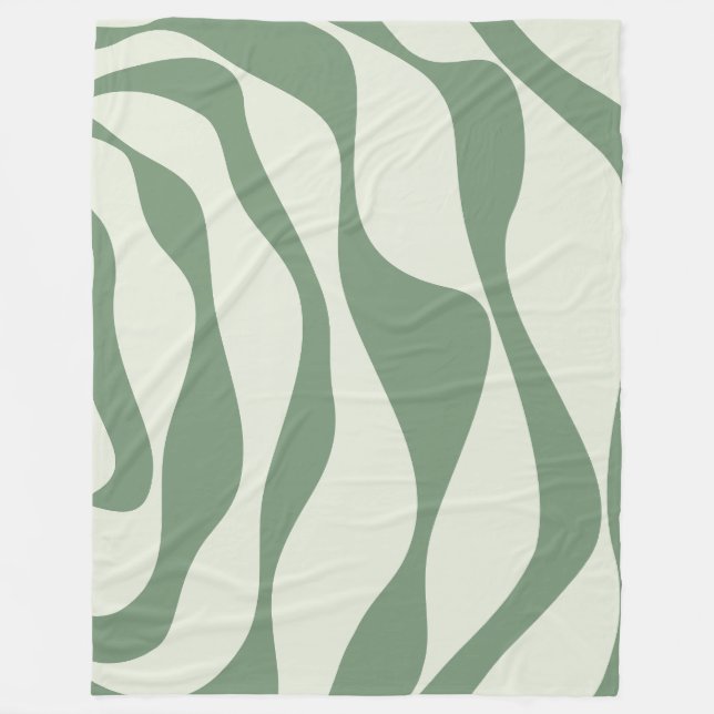 Couverture Polaire Ebb et flux 4 en vert (Devant)