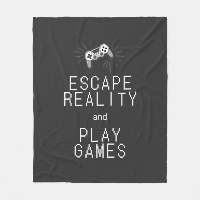 Couverture Polaire Échapper à la réalité Jeux Rétro (Devant)