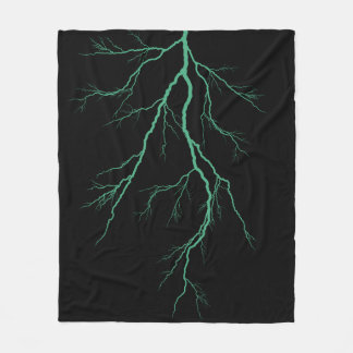 Couverture Polaire Éclair vert