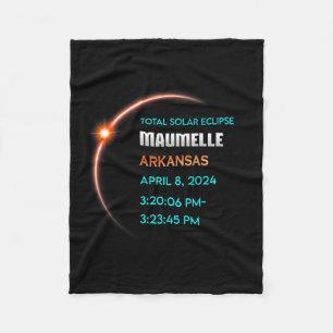 Couverture Polaire Eclipse Maumelle Arkansas Total Solaire Eclipse 20
